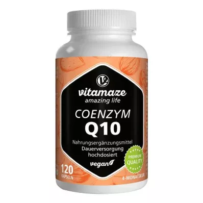 COENZYM Q10 200 mg vegānu kapsulas, 120 kapsulas