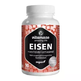 EISEN 20 mg+Histidīns+Vitamīni C/B9/B12 kapsulas, 90 kapsulas