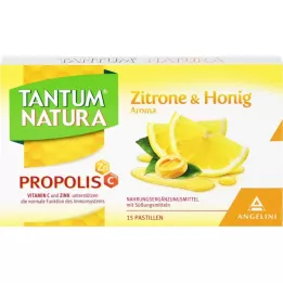 TANTUM NATURA Propoliss ar citronu &amp; Medus aromāts, 15 gab