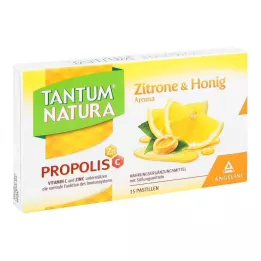 TANTUM NATURA Propoliss ar citronu &amp; Medus aromāts, 15 gab