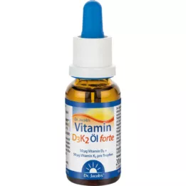 VITAMIN D3K2 eļļas forte pilieni, 20 ml