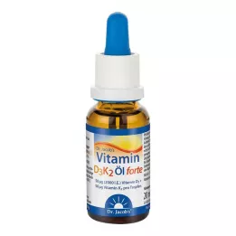 VITAMIN D3K2 eļļas forte pilieni, 20 ml