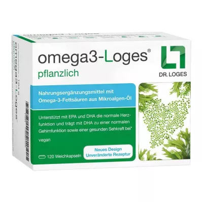 OMEGA3-Loges veģetāras kapsulas, 120 kapsulas