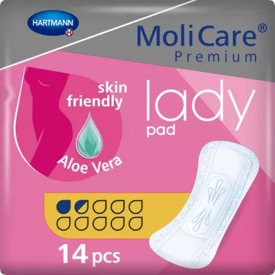 MOLICARE Premium sieviešu spilventiņš 1,5 pilieni, 14 gab