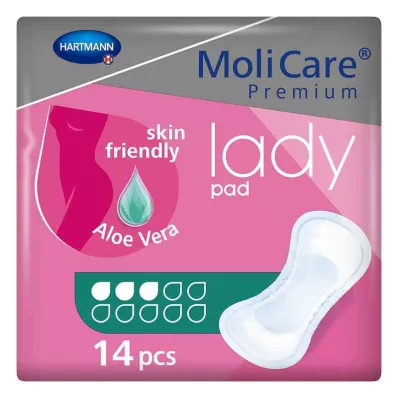 MOLICARE Premium sieviešu spilventiņš 3 pilieni, 14 gab MOLICARE Premium sieviešu spilventiņš 3 pilieni, 14 gab