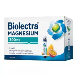 BIOLECTRA Magnijs 300 mg šķidrums, 14 gab