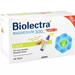 BIOLECTRA Magnijs 300 mg šķidrums, 28 gab