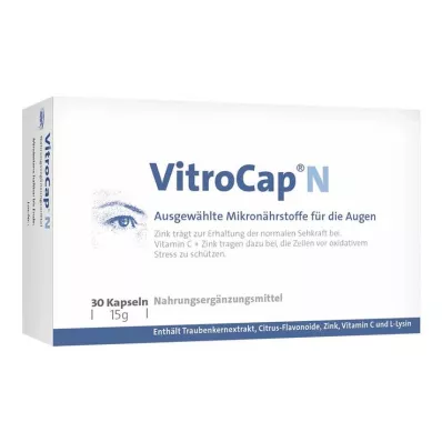 VITROCAP N kapsulas, 30 kapsulas