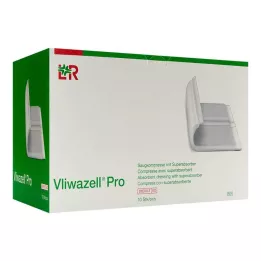 VLIWAZELL Pro superabsorb.compress.sterile 20x40 cm, 10 gab