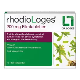 RHODIOLOGES 200 mg apvalkotās tabletes, 120 gab