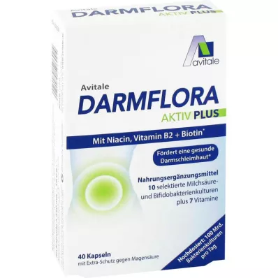 DARMFLORA Active Plus 100 miljardu baktēriju + 7 vitamīni, 40 gab