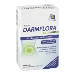 DARMFLORA Active Plus 100 miljardu baktēriju + 7 vitamīni, 80 gab