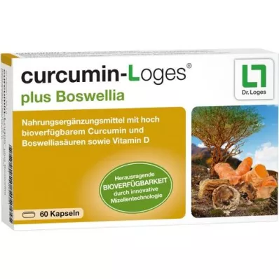 CURCUMIN-LOGES plus Boswellia kapsulas, 60 kapsulas