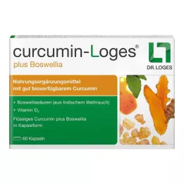 CURCUMIN-LOGES plus Boswellia kapsulas, 60 kapsulas