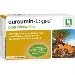 CURCUMIN-LOGES plus Boswellia kapsulas, 120 kapsulas