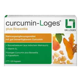 CURCUMIN-LOGES plus Boswellia kapsulas, 120 kapsulas