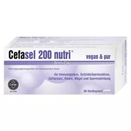 CEFASEL 200 uzturvielu selēna kapsulas, 60 gab