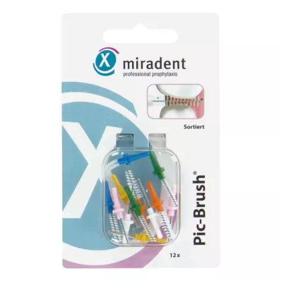 MIRADENT Interd.Pic-Brush rezerves birstes asorti, 12 gab MIRADENT Interd.Pic-Brush rezerves birstes asorti, 12 gab