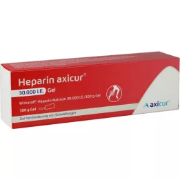 HEPARIN AXICUR 30 000 I.U. želeja, 100 g