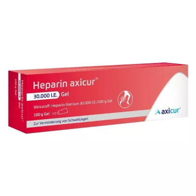 HEPARIN AXICUR 30 000 I.U. želeja, 100 g HEPARIN AXICUR 30 000 I.U. želeja, 100 g