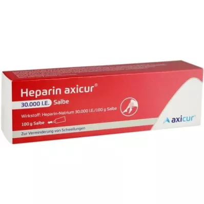 HEPARIN AXICUR 30 000 I.U. ziede, 100 g