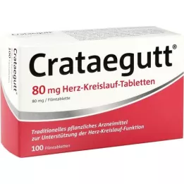 CRATAEGUTT 80 mg kardiovaskulāras tabletes, 100 gab