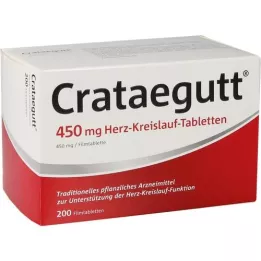 CRATAEGUTT 450 mg kardiovaskulāras tabletes, 200 gab