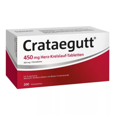CRATAEGUTT 450 mg kardiovaskulāras tabletes, 200 gab