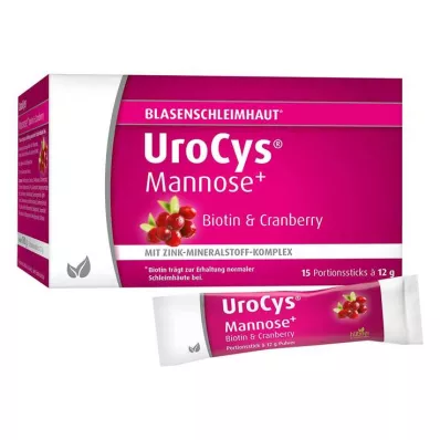 UROCYS Mannoze+ nūjiņas, 15 gab