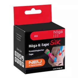 HÖGA-K-TAPE Zīds 5 cmx5 m l.fr.red kinesiol.lente, 1 gab