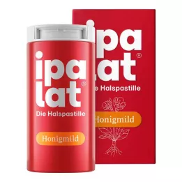 IPALAT Pastilas kaklam medus maigs bez mentola, 40 gab