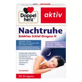 DOPPELHERZ Nachtruhe baldriāna miega pastilas N, 30 kapsulas