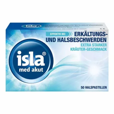 isla® med akūtās pastilas, 50 gab