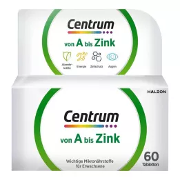 CENTRUM A-Zinc tabletes, 60 kapsulas