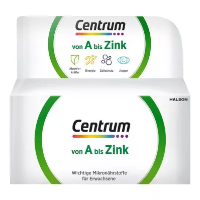 CENTRUM A-Zinc tabletes, 100 kapsulas