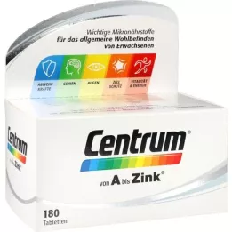 CENTRUM A-Cinka tabletes, 180 kapsulas