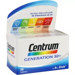 CENTRUM Generation 50+ tabletes, 30 kapsulas