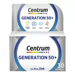 CENTRUM Generation 50+ tabletes, 30 kapsulas