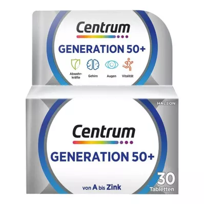 CENTRUM Generation 50+ tabletes, 30 kapsulas CENTRUM Generation 50+ tabletes, 30 kapsulas