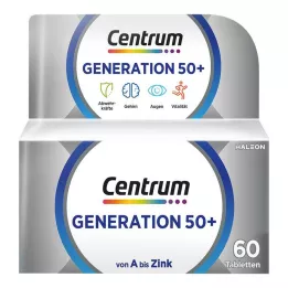 CENTRUM Generation 50+ tabletes, 60 kapsulas