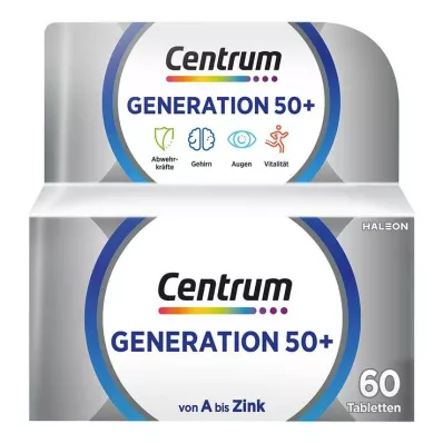 CENTRUM Generation 50+ tabletes, 60 kapsulas CENTRUM Generation 50+ tabletes, 60 kapsulas