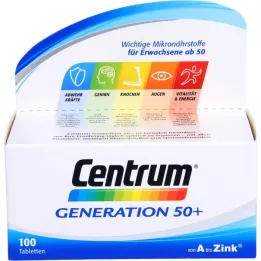 CENTRUM Generation 50+ tabletes, 100 kapsulas