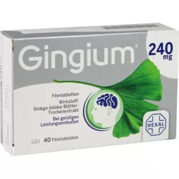 GINGIUM 240 mg apvalkotās tabletes, 40 gab