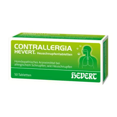 CONTRALLERGIA Hevert Siena drudža tabletes, 50 gab