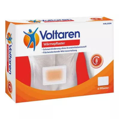 VOLTAREN Siltuma plāksteri aizmugurē, 4 gab