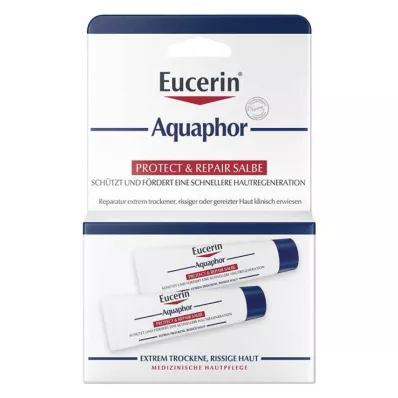 EUCERIN Aquaphor Protect &amp; Atjaunojošā ziede, 2X10 ml