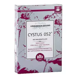 CYSTUS 052 Organiskās pastilas kaklam, 66 gab