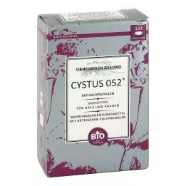 CYSTUS 052 Organiskās pastilas kaklam, 132 gab