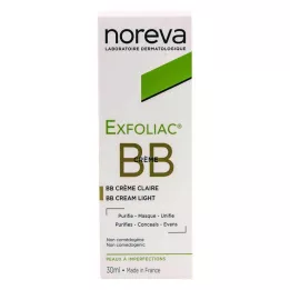 NOREVA Eksfolijas tonēts BB-krēms viegls, 30 ml