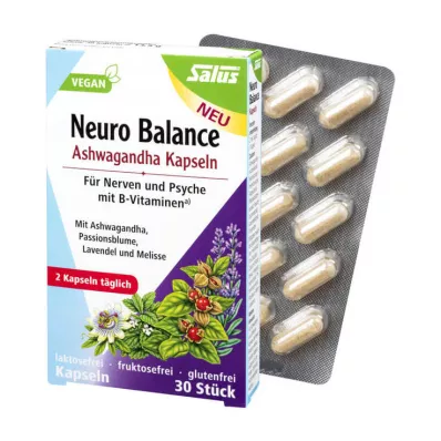 NEURO BALANCE Ashwagandha kapsulas Salus, 30 kapsulas